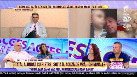 Tatăl alungat de acasă vrea să-și vadă fiul: "Nu mă lasă să-mi văd copilul! O interesează doar banii!"