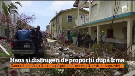 Haos și distrugeri de proporții după uraganul Irma