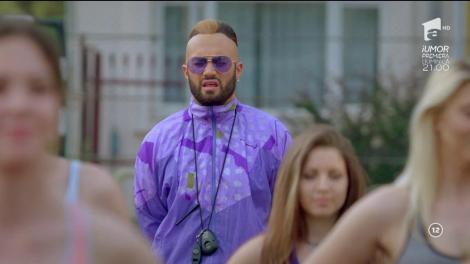 În spatele fetelor, profu de sport e transpirat! Roby Roberto: ”Și acum fandări. Rapid, rapid, rapid. Și acum mai lent, lent, lent. Eu am terminat”