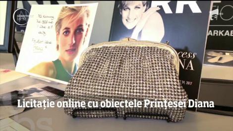 Licitație online cu obiectele Prințesei Diana