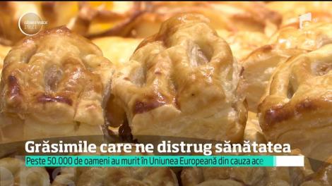 Grăsimile Trans, cele mai periculoase din alimente