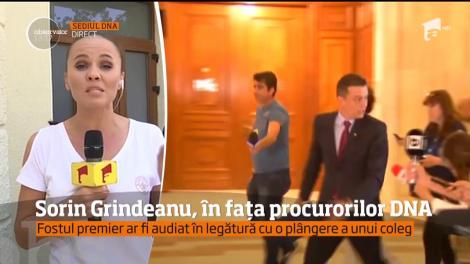 Sorin Grindeanu, audiat la DNA