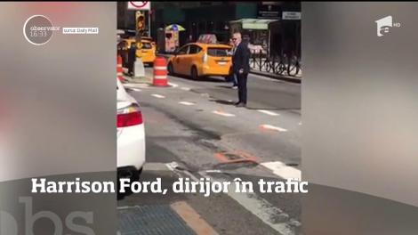 Harrison Ford, dirijor în trafic
