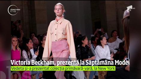 Victoria Beckham şi-a prezentat noua colecţie la Săptămâna Modei de la New York