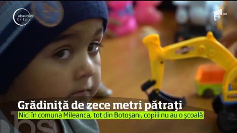 27 de suflete într-o grădiniţă de numai 10 metri pătraţi din Botoşani