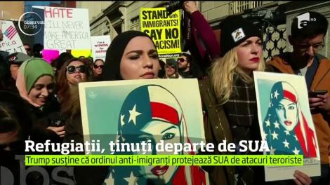 Refugiaţilor sirieni şi cetăţenilor din şapte state majoritar musulmane, interzişi în SUA
