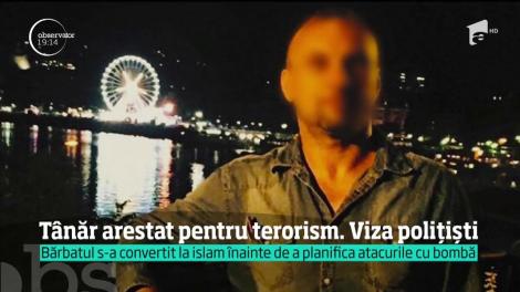 Tânăr din Iași arestat pentru terorism. Viza polițiștii de la trupele speciale