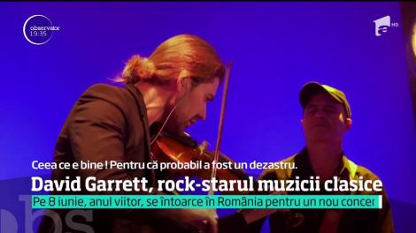 David Garrett, interviu nonconformist pentru Observator. Artistul a fost desemnat cel mai rapid violonist din lume