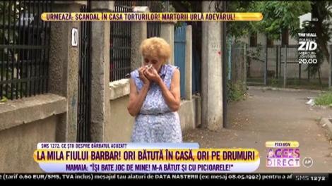 La mâna fiului barbar. Bătrânică bătută și alungată din propria casă, chiar de fiul ei!