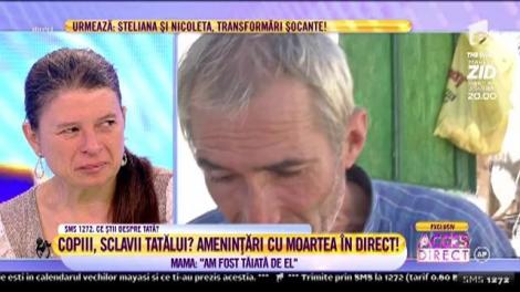 Amenințări cu moartea! ”Niciodată nu are ce căuta aici, că dacă o prind la poartă, o omor cu mâna mea! O tai cu toporul, o tai!”