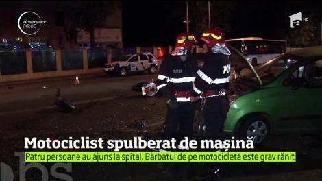 Accident grav pe Şoseaua Olteniţei din Capitală. Patru persoane au fost rănite