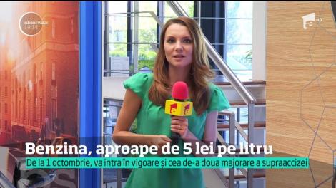 Benzina, aproape de cinci lei. Este abia începutul!