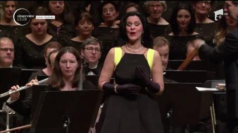 Soprana Angela Gheorghiu va susţine un concert în Piaţa Constituţiei