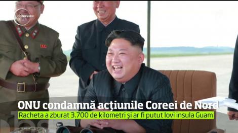 ONU condamnă cu fermitate lansarea noii rachete balistice din Coreea de Nord