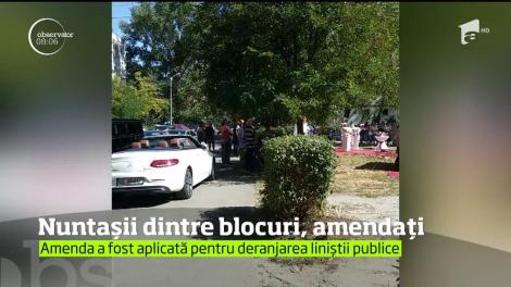 Nuntașii dintre blocuri, amendați