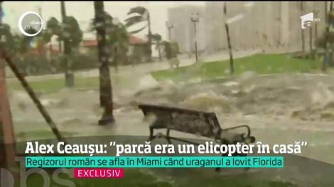 Regizorul român care a înfruntat uraganul Irma pe malul Oceanului Atlantic s-a întors în ţară cu bine