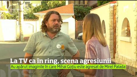La TV ca în ring. Scena video a bătăii dintre Mirel Palada și senatorului Goţiu
