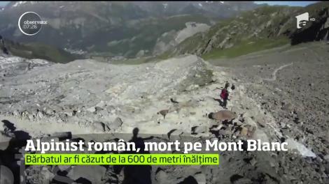 Alpinist român, mort pe Mont Blanc. Bărbatul ar fi căzut de la 600 de metri înălțime