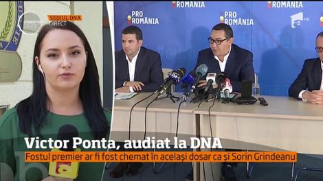 Victor Ponta este audiat de către procurorii anticorupţie