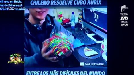 Smiley News. Cum să rezolvi un cub Rubik cu 13 fețe