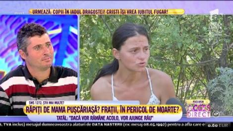 Doi copii, captivi în IAD. Mama micuților, declarații dureroase la adresa soțului: "Pe ăla mititel l-a bătut cu furtunul că nu știe să citească "Tatăl Nostru"