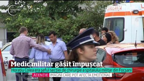 Un medic militar a fost găsit împuşcat la Focşani. Chirurgul a fost comandant al Spitalului Militar
