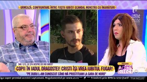 Cristi îşi vrea iubitul fugar! Cristi: "Dudu m-a părăsit când a văzut că nu mai fac bani"