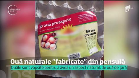 Așa ne îmbolnăvim și nu știm de ce! Ouă expirate, dar vopsite, pentru a primi o nouă dată de valabilitate. Un filmuleț a devenit viral, după ce clienta unui supermarket a  făcut descoperirea