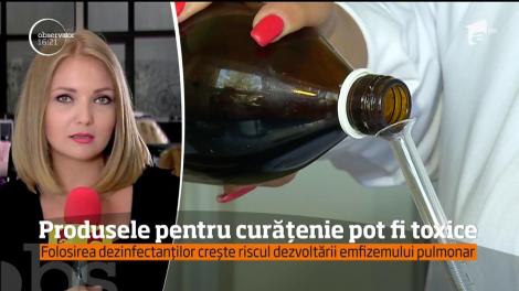 Produsele de curățenie pot provoca boli pulmonare fatale!