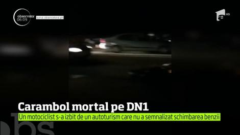 Accident rutier grav pe DN1, în judeţul Prahova. Un motociclist a murit şi alţi patru au fost răniţi în impactului cu o maşină