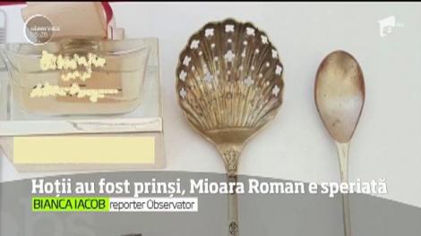 Poliţia i-a reţinut pe cei care ar fi furat din casa Mioarei Roman