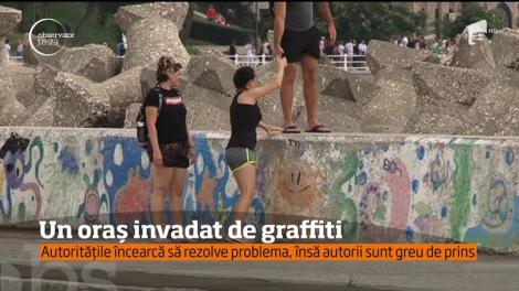 Fenomenul „grafitti" disperă autorităţile din Constanţa!