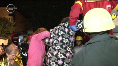 Noapte de coşmar pentru locatarii unui bloc din Tîrgu Mureş!