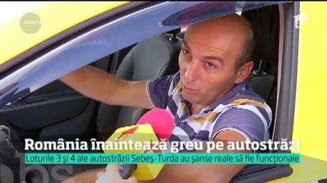 Rom&acirc;nia &icirc;naintează greu pe autostrăzi