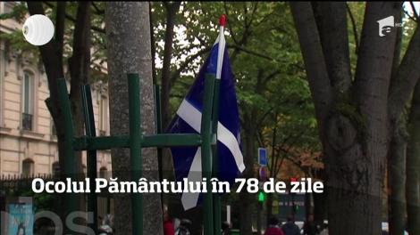 Mark Beaumont a doborât recordul mondial pentru cea mai rapidă traversare a planetei pe bicicletă!