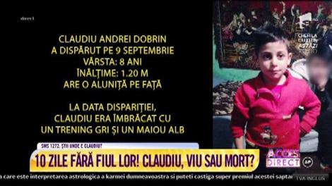 Dispărut fără urmă! Claudiu, un băieţel de 8 ani este pur şi simplu de negăsit!