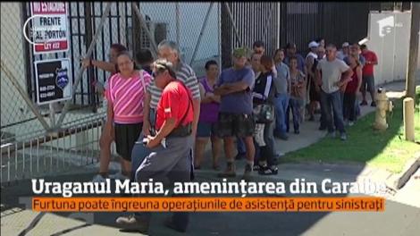 Uraganul Maria, ameninţarea din Caraibe