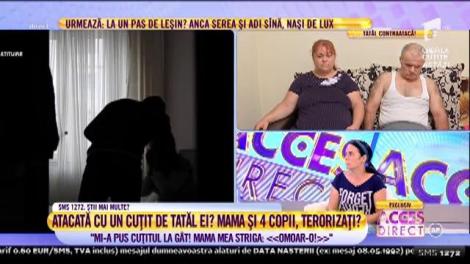 Amenințată cu un cuțit chiar de tatăl ei! Victorina Cristian: Mi-a pus cuţitul la gât! Mama mea striga: "Omoar-o"