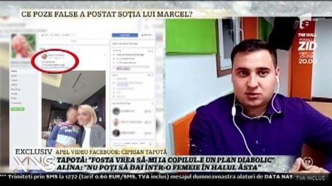 Ciprian Tapotă: "Maria Constantin vrea să-mi ia copilul. Are un plan diabolic"