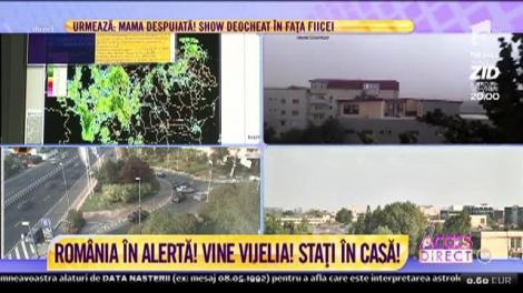 România a fost cuprinsă de teroarea furtunilor! Cod galben de furtună în Bucureşti