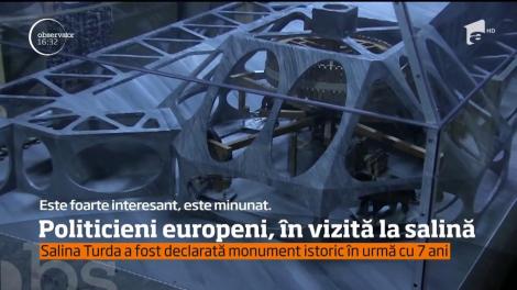 Politicieni europeni, în vizită la salina Turda