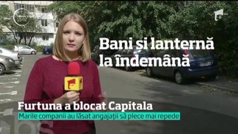 Capitala a fost aruncată în haos după avertizările de vreme rea!