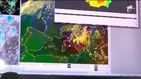 Se anunță cod galben și portocaliu de ploi abundente și vânt puternic în anumite regiuni ale țării
