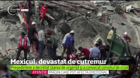 Mexicul este devastat! Aproape 250 de oameni au murit în urma CUTREMURELOR