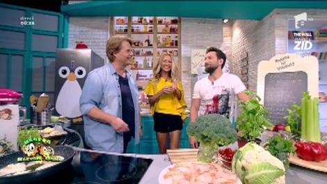 ”Creveți în buchet”, o rețetă sănătoasă cu multe legume