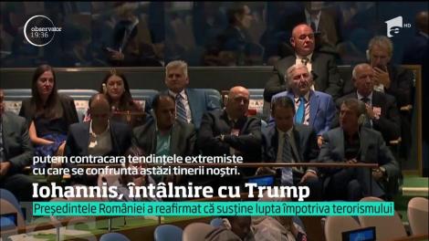 Președintele României a participat la o recepție oferită de Donald Trump. Klaus Iohannis a vorbit despre conflictele din zona Mării Negre