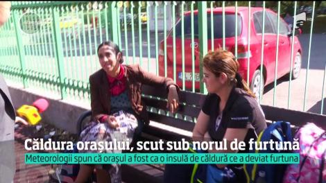 Căldura Bucureștiului, scut sub norul de furtună. Furtuna prognozată de meteorologi a ocolit Capitala