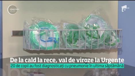 De la cald la rece, val de viroze la Urgențe! Numărul prezentărilor în spitalele de copii a crescut cu 15 procente