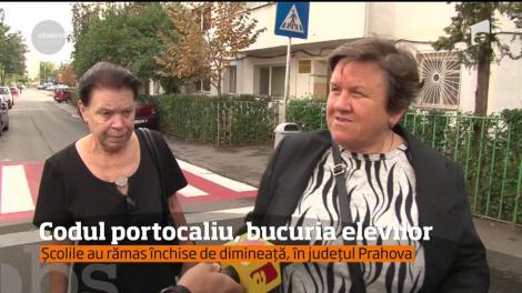 Codul portocaliu, bucuria elevilor! Școlile au rămas închise în județul Prahova