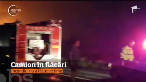 Au fost momente de panică pe autostrada Bucureşti-Piteşti